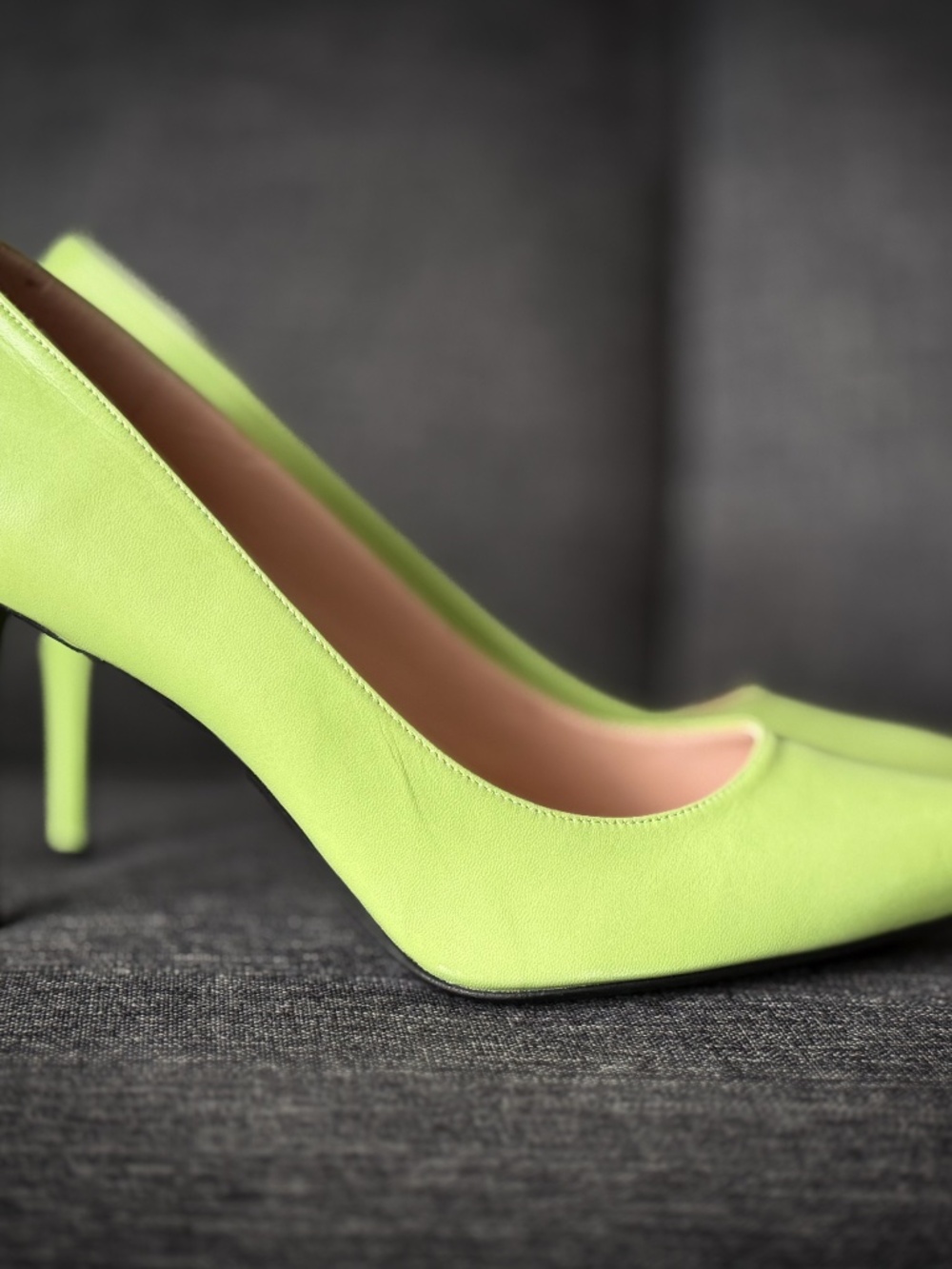 Stuart Weitzman | Power Pistachio Kid | size 12 | 100mm / 4" heel - Picture 2 of 8